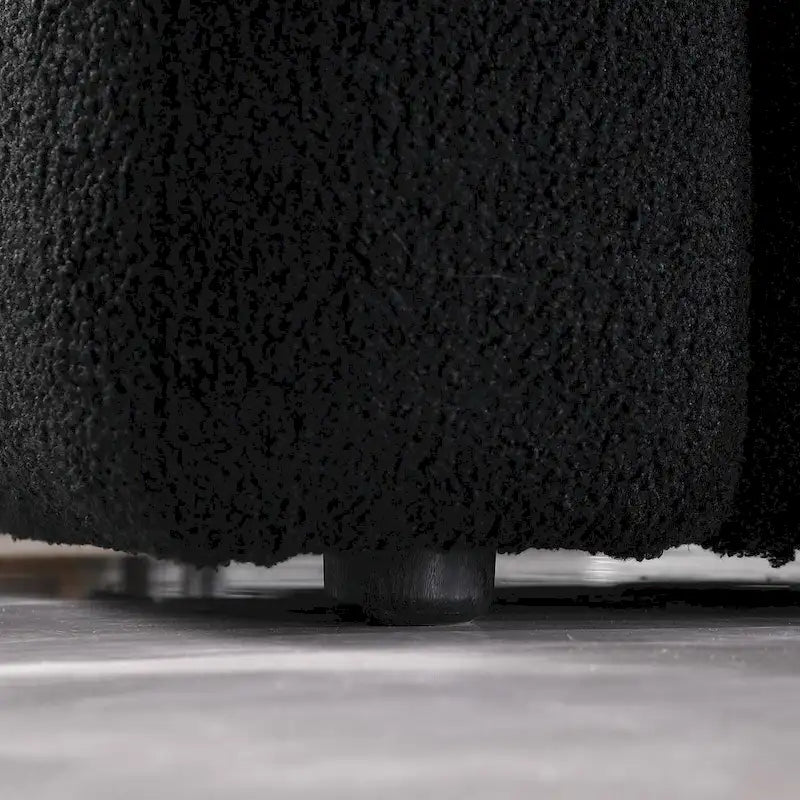 Modern 84.3  Boucle 3-Seater Sofa with Pillows