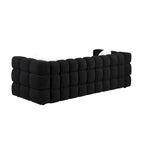 Modern 84.3  Boucle 3-Seater Sofa with Pillows