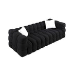 Modern 84.3  Boucle 3-Seater Sofa with Pillows