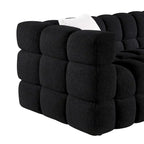 Modern 84.3  Boucle 3-Seater Sofa with Pillows