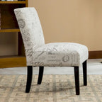 25.5  Upholstered Accent Chair with Wood Legs