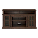 Espresso Classic 58.25  TV Stand with Open & Closed Storage for 65  TVs