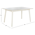 SAFAVIEH Tia Rectangle Dining Table - 55 W x 36 D x 30 H