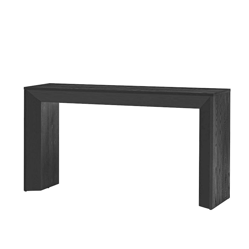 Christopher Knight Home - Mirod Elegant Console Table with Fireplace-Inspired Design and Wood Veneer Top