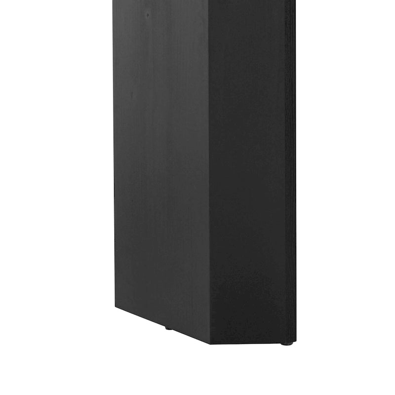 Christopher Knight Home - Mirod Elegant Console Table with Fireplace-Inspired Design and Wood Veneer Top