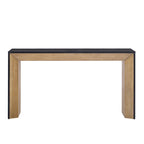 Christopher Knight Home - Mirod Elegant Console Table with Fireplace-Inspired Design and Wood Veneer Top
