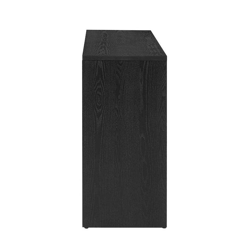 Christopher Knight Home - Mirod Elegant Console Table with Fireplace-Inspired Design and Wood Veneer Top