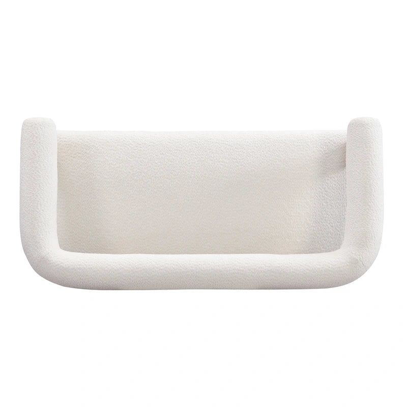 Loft Round armrest loveseat Rubber Wood by Christopher Knight Home