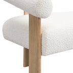 Loft Round armrest loveseat Rubber Wood by Christopher Knight Home