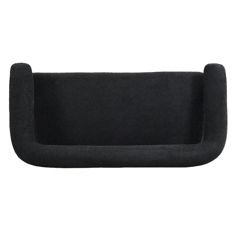 Loft Round armrest loveseat Rubber Wood by Christopher Knight Home
