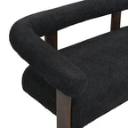 Loft Round armrest loveseat Rubber Wood by Christopher Knight Home