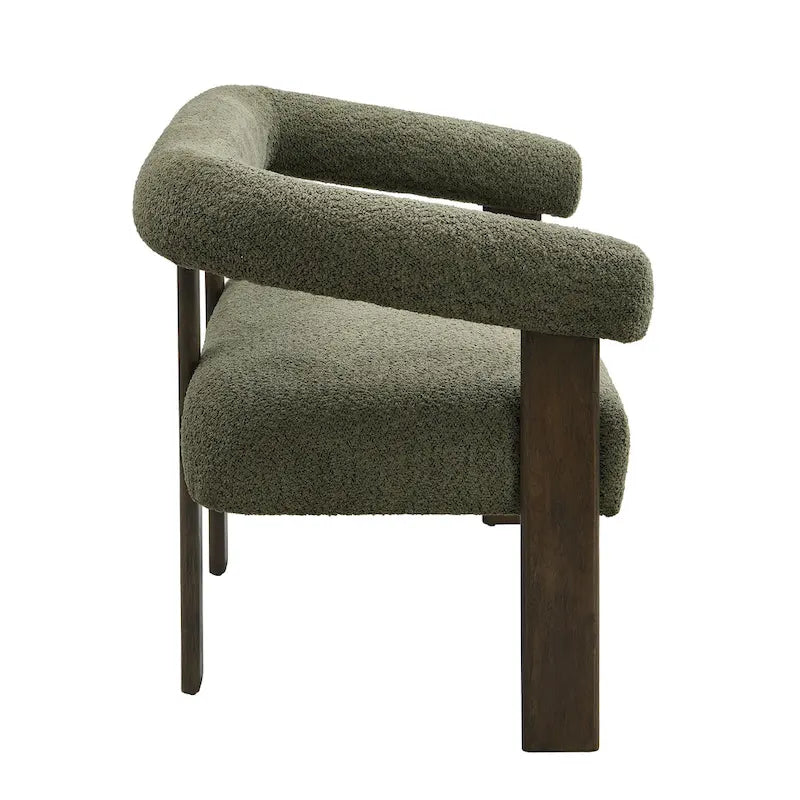 Loft Round armrest loveseat Rubber Wood by Christopher Knight Home