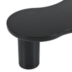 Set of 2 Nesting Cloud Coffee Table with Round Small Side Table