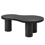 Set of 2 Nesting Cloud Coffee Table with Round Small Side Table