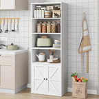 Tall Bookcase with Doors