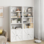 Tall Bookcase with Doors