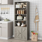 Tall Bookcase with Doors