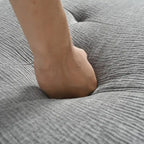 112.2  Chenille Modular L-Shaped Sofa Bed with Free Combination Design and No-Assembly Required