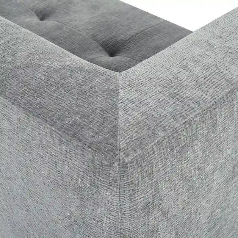 112.2  Chenille Modular L-Shaped Sofa Bed with Free Combination Design and No-Assembly Required