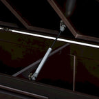 Retro Shoe Storage Bench with Safe Soft-Close Devices & Cushion