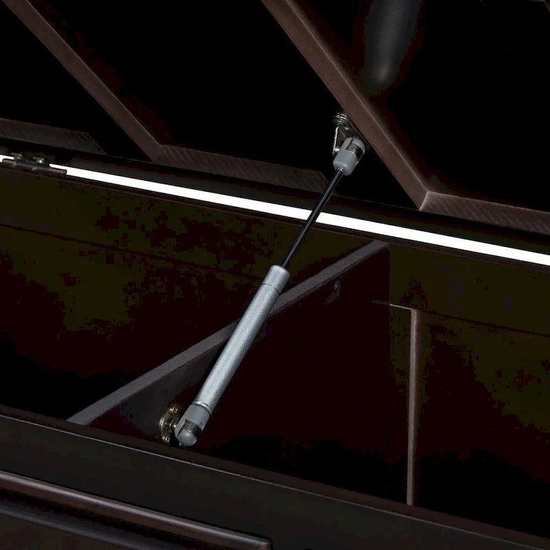 Retro Shoe Storage Bench with Safe Soft-Close Devices & Cushion