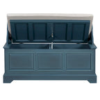 Retro Shoe Storage Bench with Safe Soft-Close Devices & Cushion