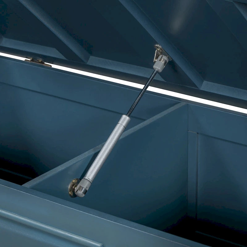 Retro Shoe Storage Bench with Safe Soft-Close Devices & Cushion