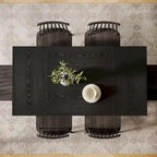 55-Inch Dining Table for 4-6, Rectangular Dining Room Table with Sturdy Legs