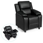 Gymax Deluxe Padded Kids Sofa Armchair Recliner Headrest Children w/ - See Details