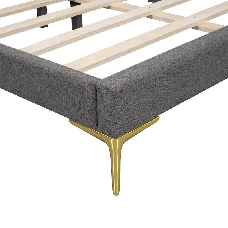 Modern Upholstered Daybed with Armrest and Headrest