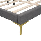 Modern Upholstered Daybed with Armrest and Headrest