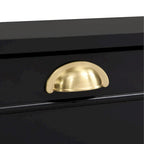 Black 104.2  Large Wall Unit with Bookshelves & Cabinets for TVs Up to 78