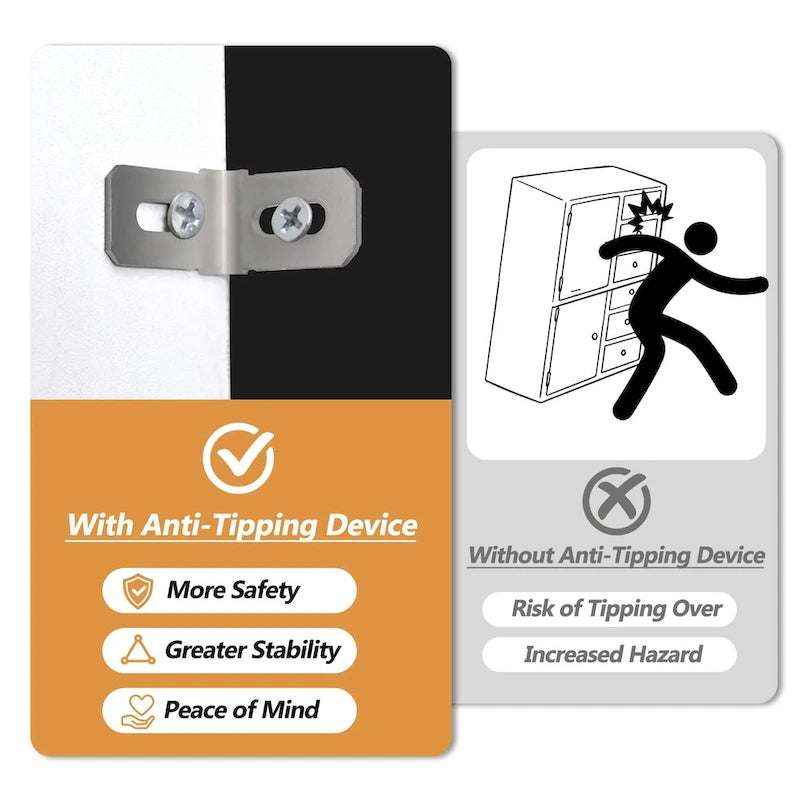 Black 104.2  Large Wall Unit with Bookshelves & Cabinets for TVs Up to 78