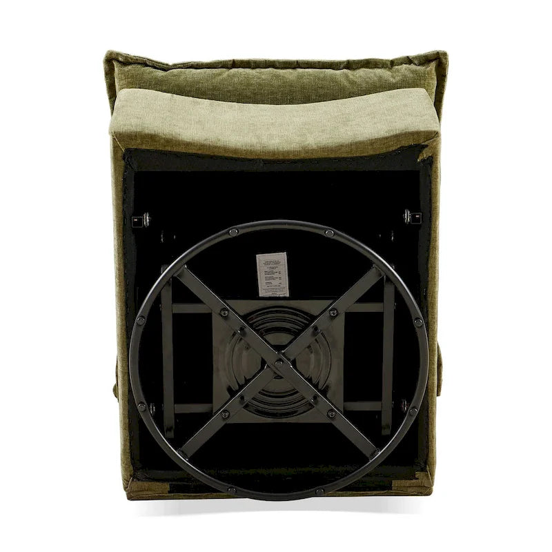 28.74  Chenille Upholstered 360 Swivel Rocking Chair