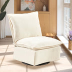 28.74  Chenille Upholstered 360 Swivel Rocking Chair