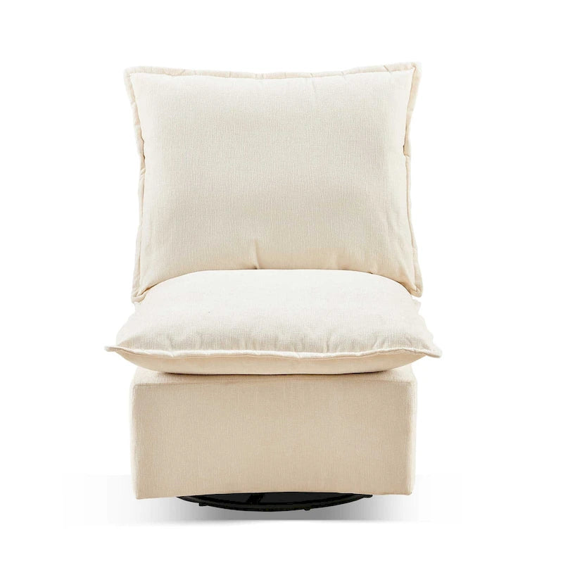 28.74  Chenille Upholstered 360 Swivel Rocking Chair