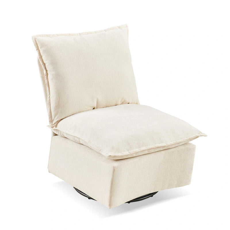 28.74  Chenille Upholstered 360 Swivel Rocking Chair