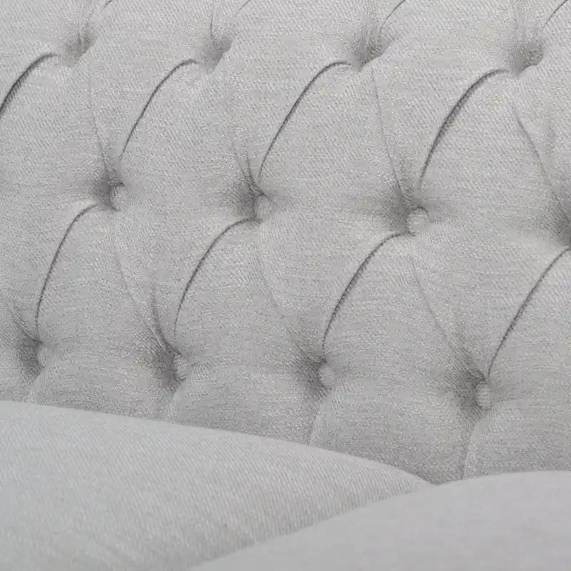 Chesterfield Button Tufted 3-seater Sofa with Nailheads