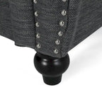 Chesterfield Button Tufted 3-seater Sofa with Nailheads