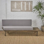 Christopher Knight Home Eulah Minimalist Wood and Fabric Right-Sided Sofa