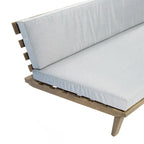 Christopher Knight Home Eulah Minimalist Wood and Fabric Right-Sided Sofa