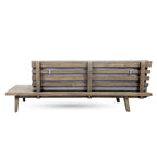 Christopher Knight Home Eulah Minimalist Wood and Fabric Right-Sided Sofa