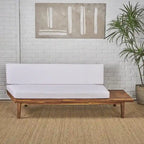 Christopher Knight Home Eulah Minimalist Wood and Fabric Right-Sided Sofa