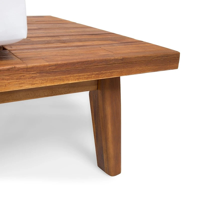 Christopher Knight Home Eulah Minimalist Wood and Fabric Right-Sided Sofa