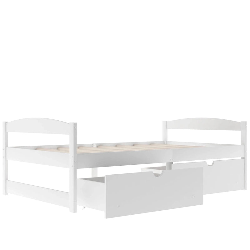 Twin size platform bed