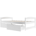 Twin size platform bed