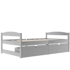 Twin size platform bed
