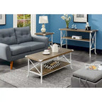 Convenience Concepts Brookline Coffee Table with Shelf