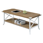 Convenience Concepts Brookline Coffee Table with Shelf
