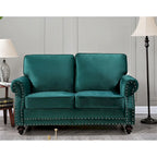 Ramos Nailhead Velvet Loveseat